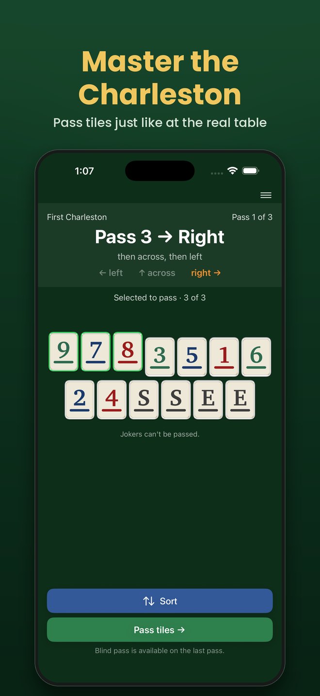 Charleston tile-passing screen